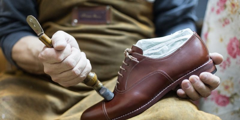 روش تولید کفش چرم